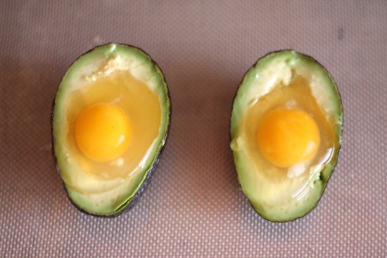 Baked Eggs in Avocado