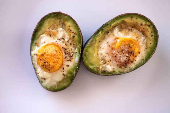 Baked Eggs in Avocado