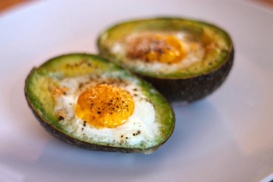 Baked Eggs in Avocado