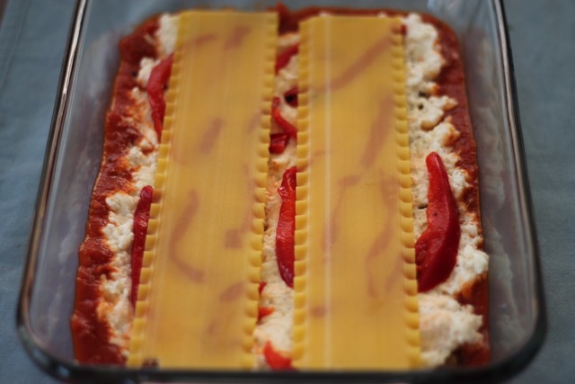 Red Pepper Lasagna