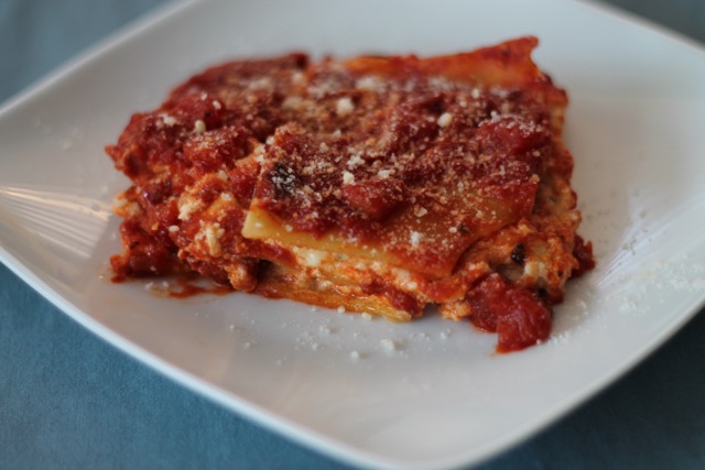 Red Pepper Lasagna