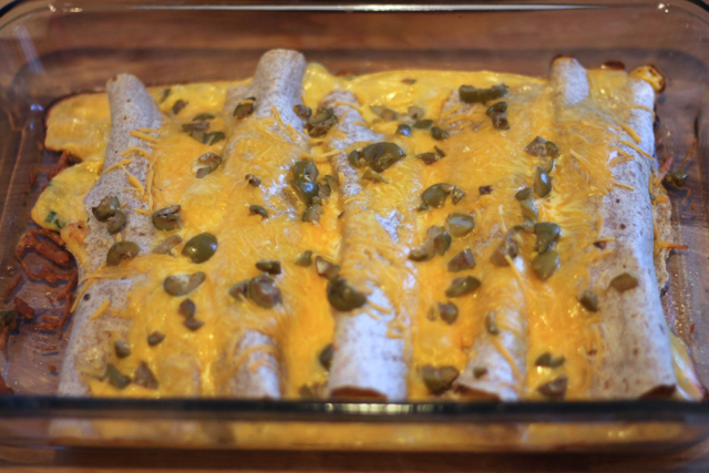 Cheesy Chicken Enchiladas15