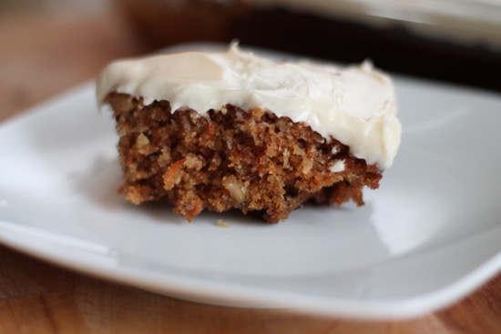 Carrot Cake with Cream Cheese Frosting