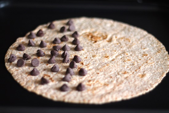 Chocolate Cinnamon Quesadilla