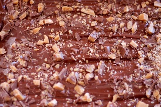 Chocolate Mascarpone Toffee Bars - 17