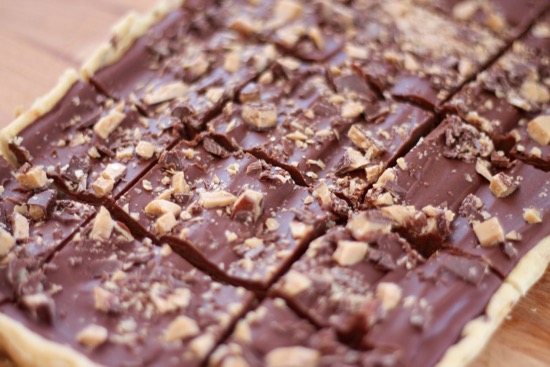 Chocolate Mascarpone Toffee Bars - 19