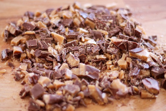 Chocolate Mascarpone Toffee Bars - 2
