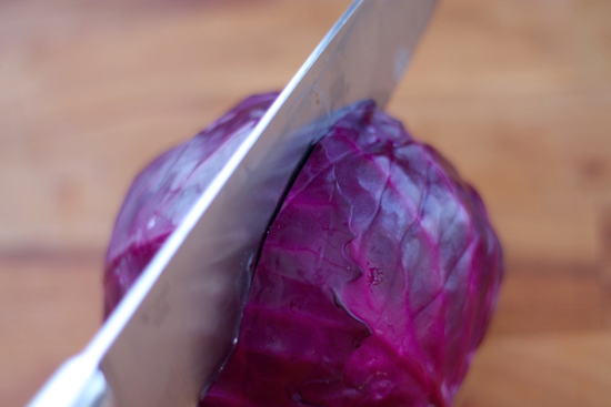 Cabbage is amazingly versatile & good all year round. It’s slightly sweet and extremely adaptable. Here's a step-by-step tutorial on how to shred cabbage! | sarahnspice.com