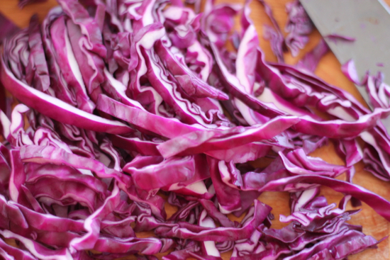 Cabbage is amazingly versatile & good all year round. It’s slightly sweet and extremely adaptable. Here's a step-by-step tutorial on how to shred cabbage! | sarahnspice.com