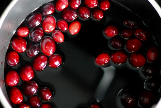 Hot Spiced Cranberry Sangria