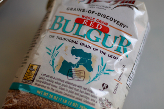 Bob's Red Mill Red Bulgur for Bulgur Salad | sarahnspice.com