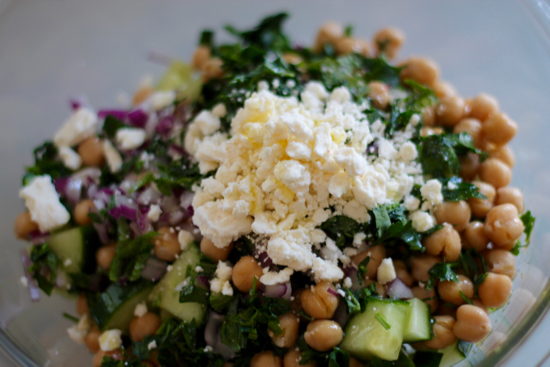 Feta for Bulgur Salad | sarahnspice.com