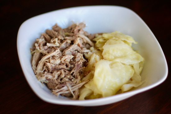 Kalua Pork and Cabbage in an Instant Pot is so easy! It just takes a few ingredients, melts in your mouth & tastes like it took hours to make! | sarahnspice.com