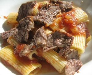 Braised Short Ribs with Rigatoni