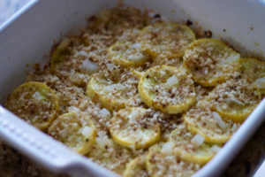 Baked Summer Squash is simple, delicious and economical. The perfect side dish for summer. You'll be surprised how quickly it disappears. | sarahnspice.com